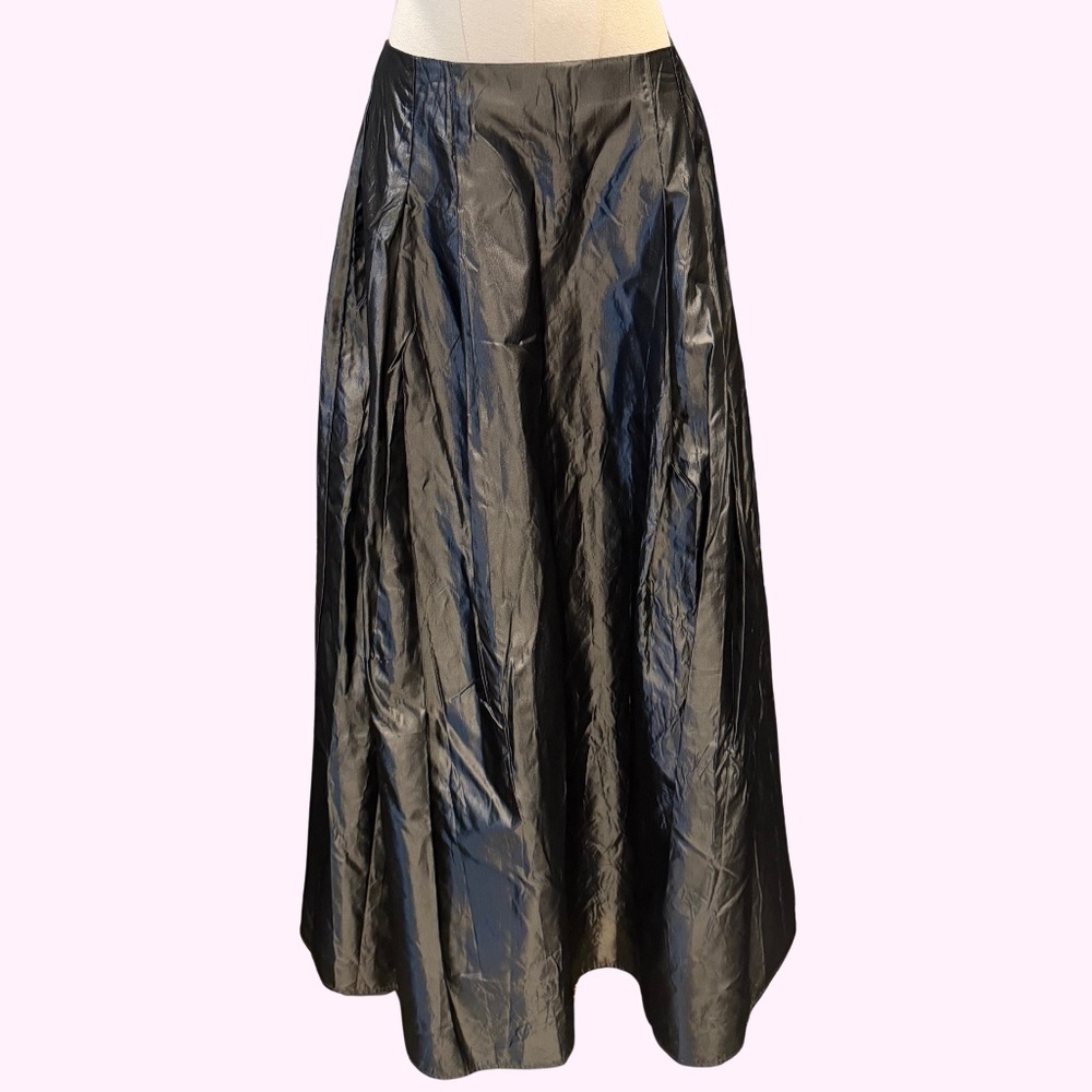 VINTAGE Scott McClintock Y2K Metallic Formal Dress Skirt MADE IN USA 28" Waist